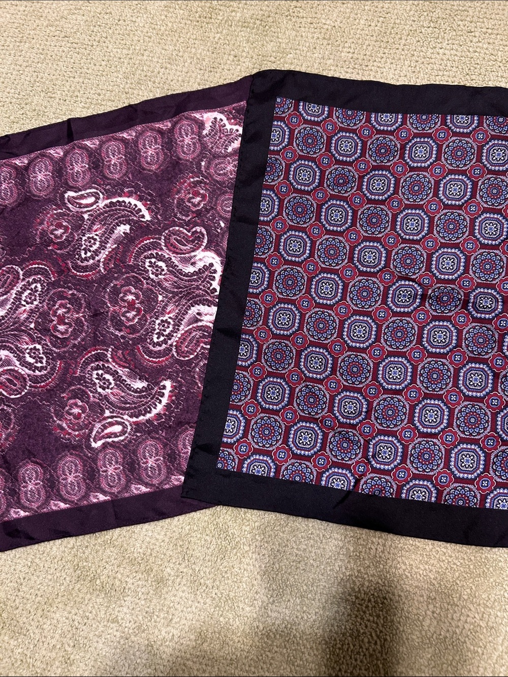 NWT Silk Joseph Abboud Scarf Set